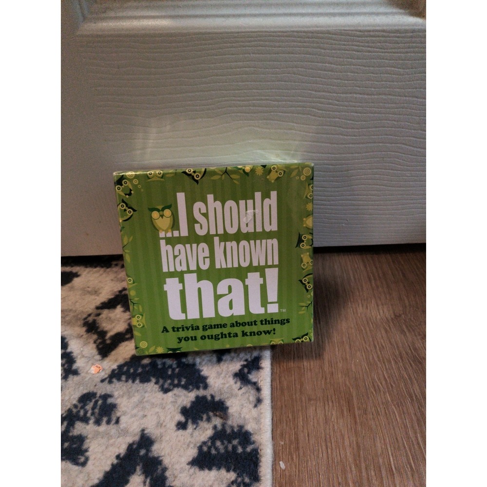 I Should Have Known That! Trivia Game about Things You Oughta Know - NEW Sealed